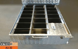Catalof Aluminum drawer with compartments