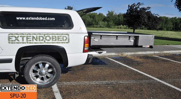 Truck Bed Storage & Organizer System for Fishing