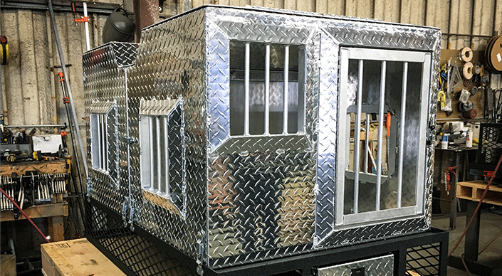 custom dog kennel, extendobed