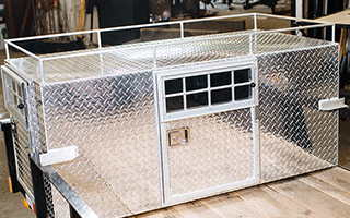 custom dog kennel, extendobed