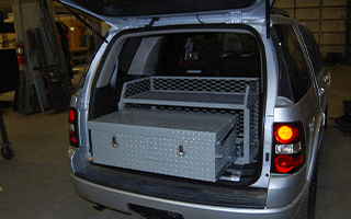 sliding vehicle tool box, extendobed