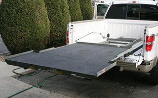 full extension truck bed slides, truck bed slide out tray, extendobed