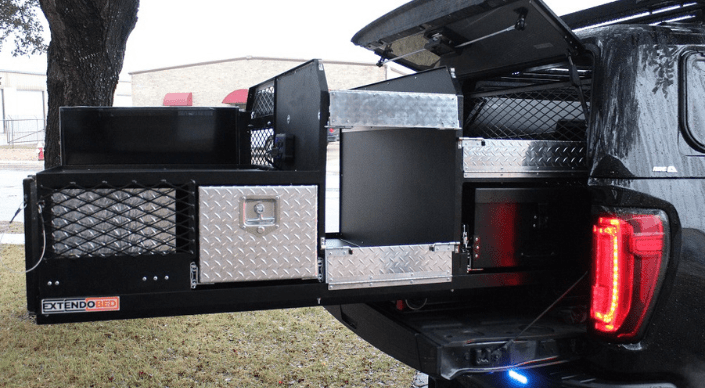 Truck Bed Slideout Unit Trays | Extendobed