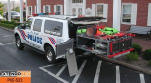 Traffic enforcement truck with Extendobed upfit.