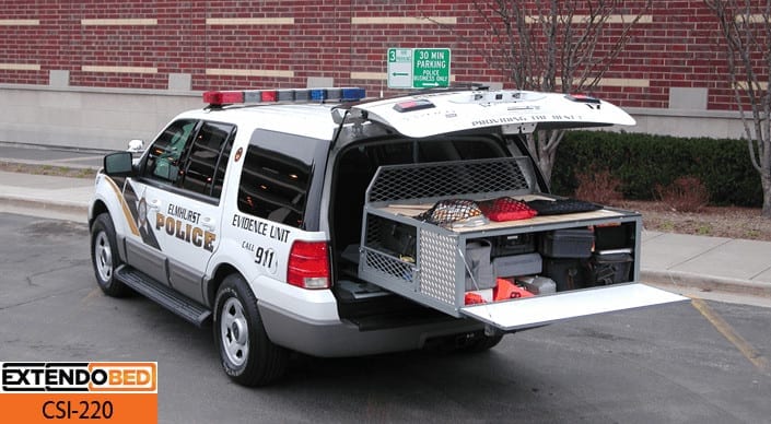 Upfitted police SUV