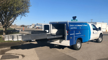 industrial telecom extendobed truck bed slideout